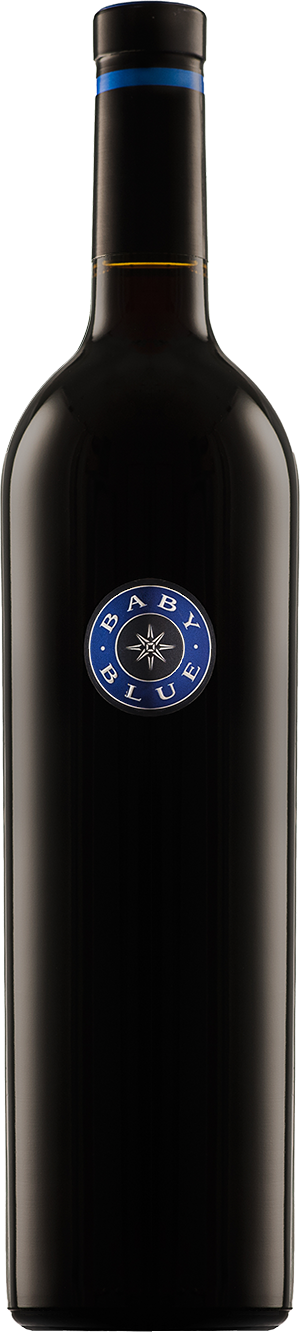 2021 Blue Rock Vineyard Baby Blue Red 0.75L wine bottle.