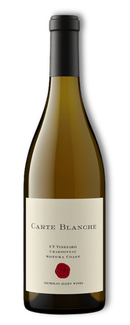 Carte Blanche UV Vineyard Chardonnay wine bottle.