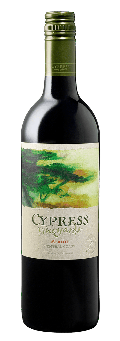 2022 J Lohr Cypress Vineyard Merlot 0.75L wine bottle.