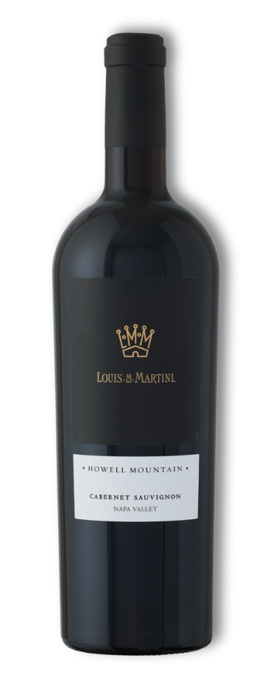 Howell Mountain LM Martini wine bottle.