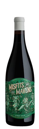 Michael David Misfits and Mavens Pinot Noir wine bottle.