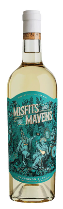 Michael David Misfits and Mavens Sauvignon Blanc Wine bottle.