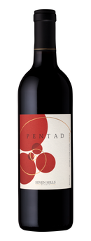 2020 Seven Hills Pentad  0.75L wine bottle.
