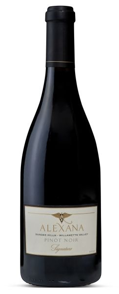 2021 Alexana Estate Signature Pinot Noir 0.75L wine bottle.