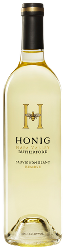 2021 Honig Estate Reserve Sauv Blanc 0.75L wine bottle.