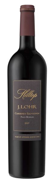 2021 J Lohr Hilltop Cab Sauv 0.75L wine bottle.