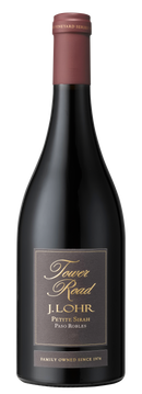 2021 J Lohr Tower Road Petite Sirah 0.75L wine bottle.