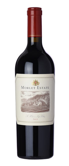 2011 Morlet Family Wines Estate Cab Sauv 0.75L wine bottle.