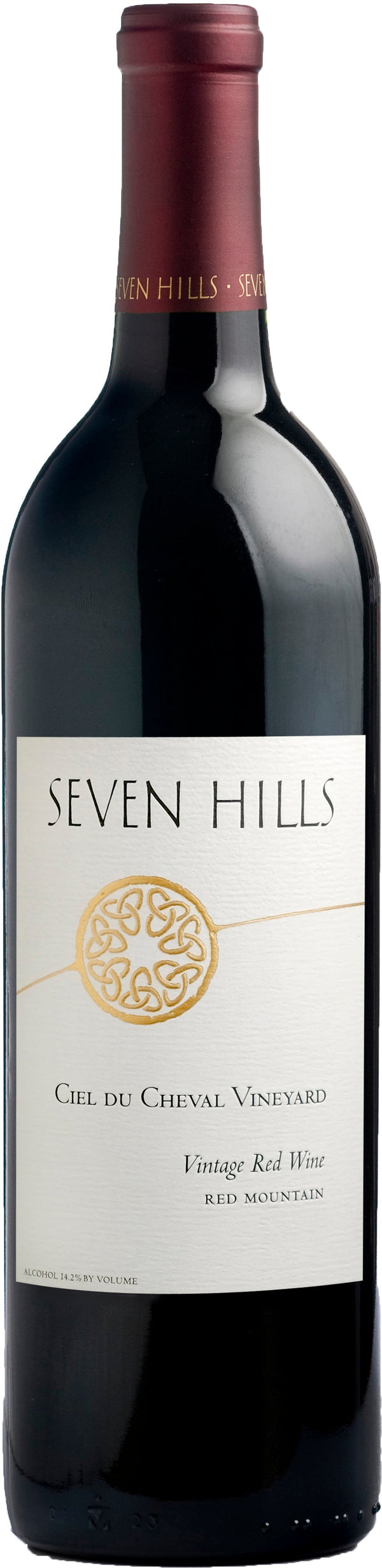 2016 Seven Hills Ciel de Cheval 0.75L wine bottle.